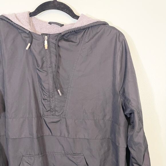 Abercrombie & Fitch Women's Black Long Sleeve Hoodie Windbreaker Jacket Large - Picture 6 of 8